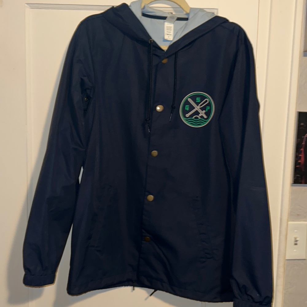 Jon Bellion adult swim album merch and navy wind-braker. Size small